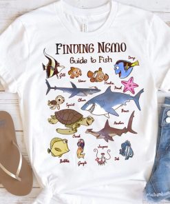 Retro Disney Pixar Finding Nemo Characters Group Shirt