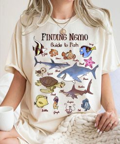 Retro Disney Pixar Finding Nemo Characters Group Shirt