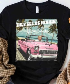 Vintage They See Me Winnin They Hatin Trump Shirt