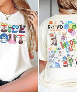 Retro 2-Sided Disney Pixar Inside Out Shirt