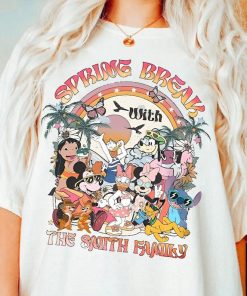 Custom Name Mickey And Friends Disney Spring Break Shirt