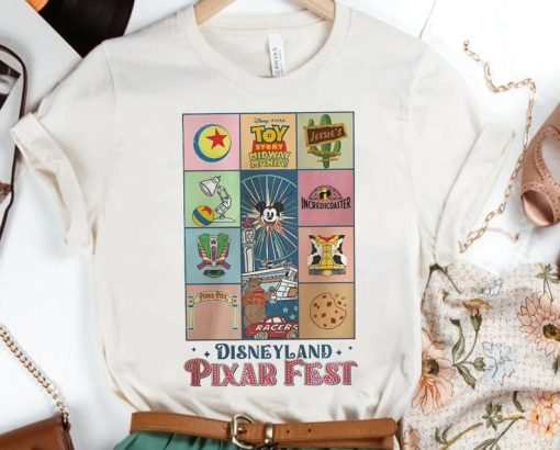 Retro Disneyland Pixar Fest 2024 Shirt