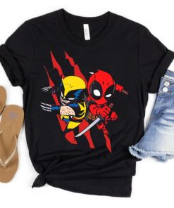 Funny Marvel Deadpool And Wolverine Shirt