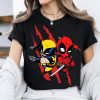 Funny Marvel Deadpool And Wolverine Shirt