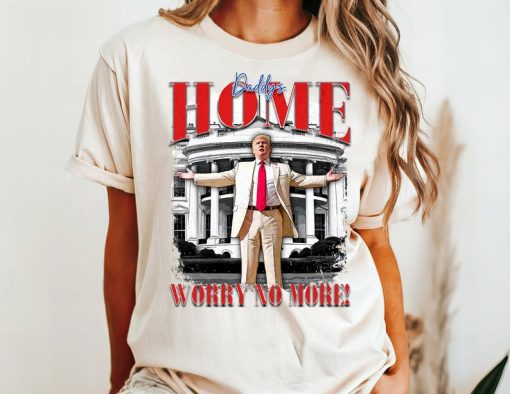 Daddy's Home Trump Bootleg T-Shirt, Trump 2024 Shirt