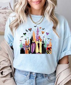 Comfort Colors® Halloween Castle Shirt, Disney Villains Shirt