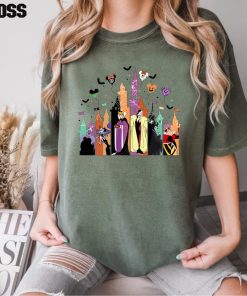 Comfort Colors® Halloween Castle Shirt, Disney Villains Shirt