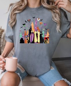 Comfort Colors® Halloween Castle Shirt, Disney Villains Shirt