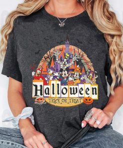 Disney Halloween Trick Or Treat Shirt, Mickey & Friends Tshirt