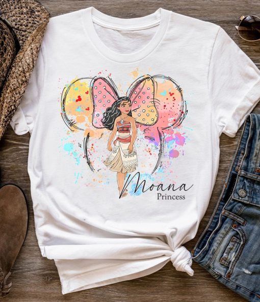 Retro Disney Moana Princess Shirt