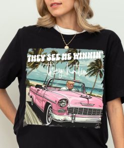 Vintage They See Me Winnin They Hatin Trump Shirt