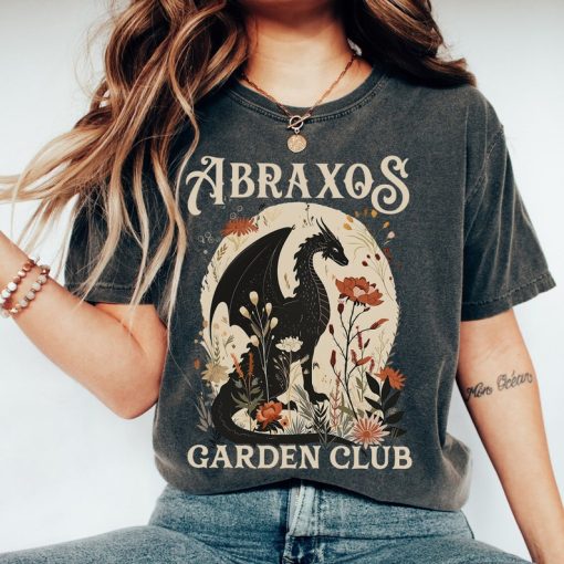 Abraxos Flower Garden Club Comfort Colors Shirt