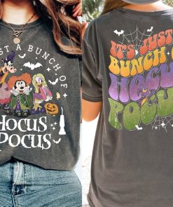 2-Sided It'S Just A Bunch Of Hocus Pocus Shirt