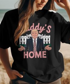 Daddy's Home Trump T-shirt, Funny Trump 2024 Shirt, Republican Gift