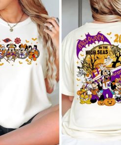 2-Sided Disney Halloween On The High Seas Shirt