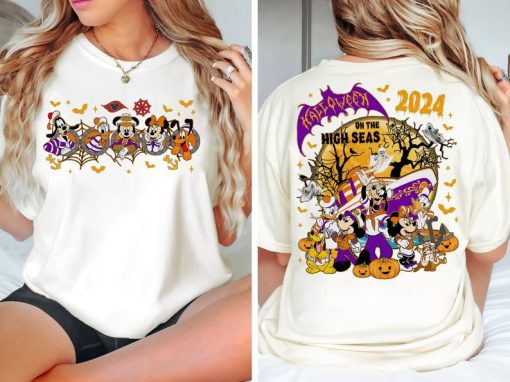 2-Sided Disney Halloween On The High Seas Shirt