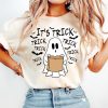 It's Trick Shirts, Halloween Ghost Shirt, Trick Or Treat Shirts