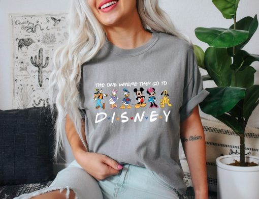 The One Where They Go To Disney Comfort Colors Shirt