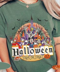 Disney Halloween Trick Or Treat Shirt, Mickey & Friends Tshirt