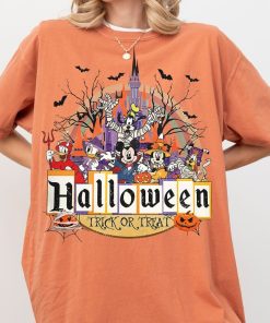 Disney Halloween Trick Or Treat Shirt, Mickey & Friends Tshirt