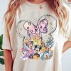 Retro Disney Castle Watercolor Mickey & Friends Shirt