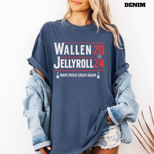 Wallen Tour Shirt 2024, Jelly Roll Country Music Shirt