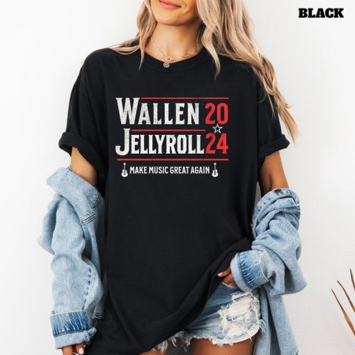 Wallen Tour Shirt 2024, Jelly Roll Country Music Shirt