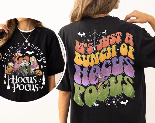 2-Sided It'S Just A Bunch Of Hocus Pocus Shirt