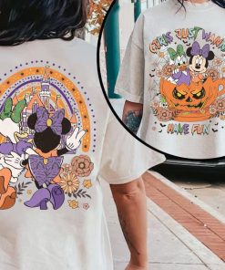 Vintage 2-Sided Minnie Daisy Besties Halloween Costume Shirt