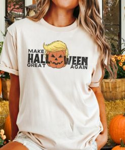 Funny trump halloween shirt orange and black skull shirt funny