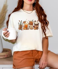 Comfort Colors Fall Coffee Pumpkin Shirt