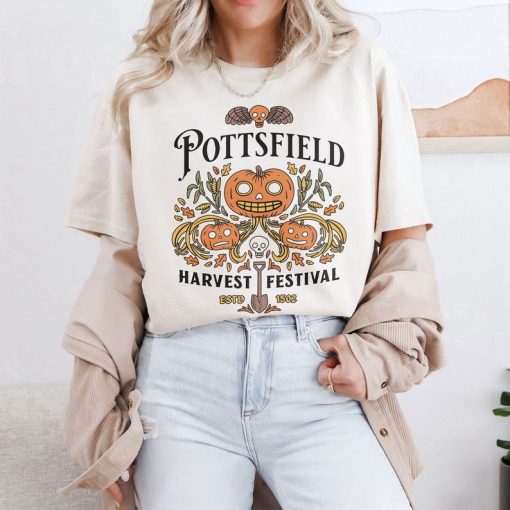 Pottsfield Harvest Festival Shirt, Vintage Halloween Shirt