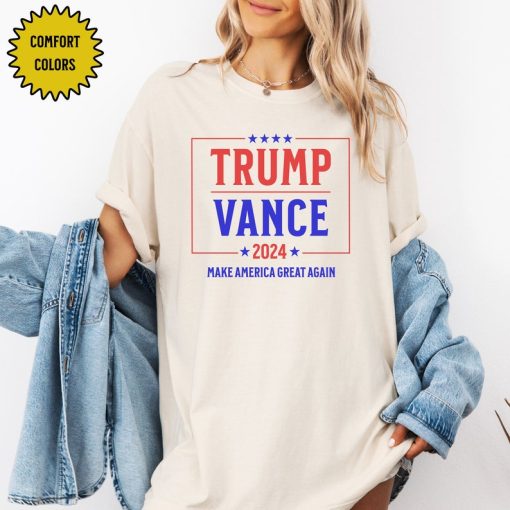 Trump Vance 2024 Election Shirt, Comfort Colors, Trump Shirt