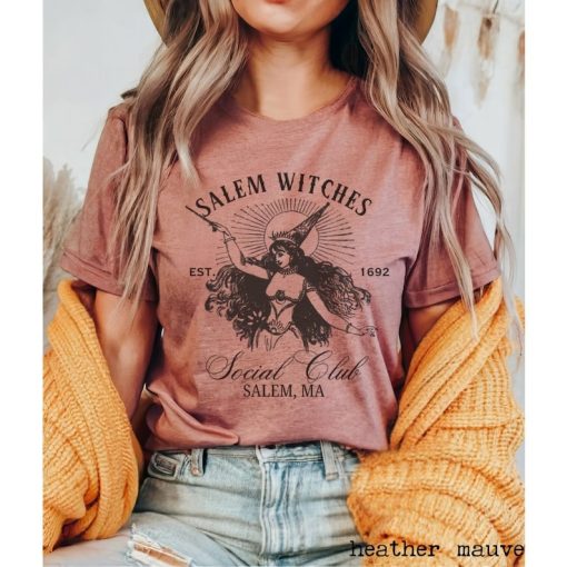 Retro Witch Halloween T-Shirt, Women's Graphic Tee