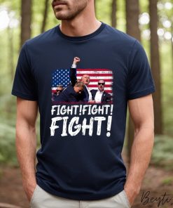 Trump Fight Fight Fight Shirt, God Bless Trump