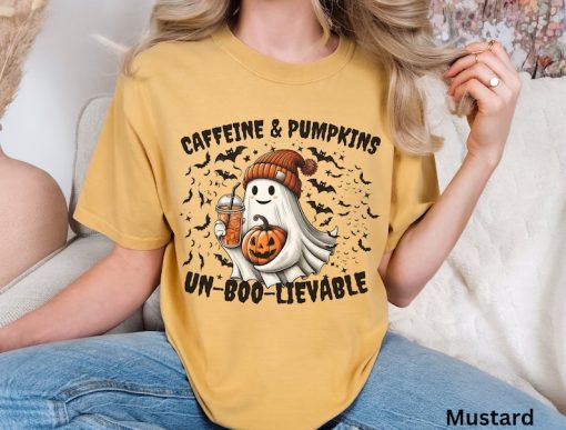 Ghost Shirt Spooky Shirt Halloween T Shirt Cute Halloween Shirt Retro