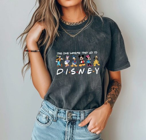 The One Where They Go To Disney Comfort Colors Shirt