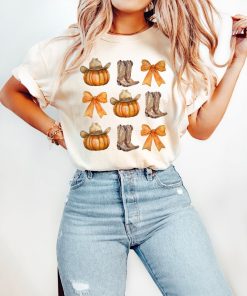 Cowboy Halloween shirt, Women Fall Shirt, Autumn Cowgirl Shirt