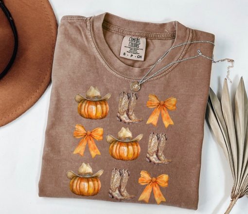 Cowboy Halloween shirt, Women Fall Shirt, Autumn Cowgirl Shirt