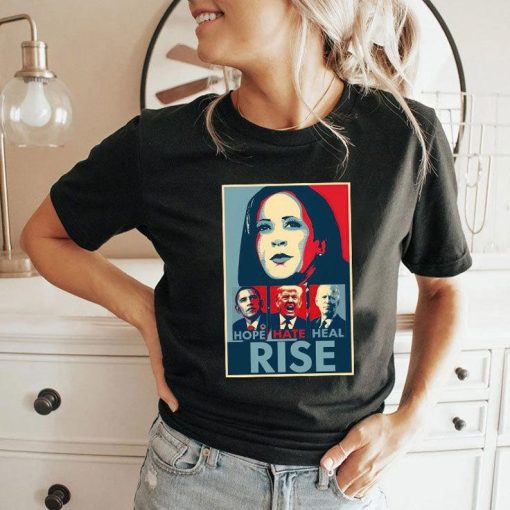 Hope Hate Heal Rise Anti Trump Shirt