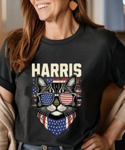 Harris Patriotic Cat Tee, Childless Cat Lady T-Shirt, Voting Shirt