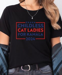 Childless Cat Ladies for Kamala T-Shirt, Kamala Harris Cat Lady Shirt