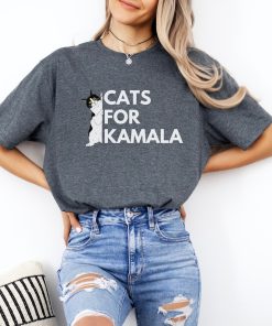 Cats for Kamala Progressive 2024 Election Shirt; Pro Harris 2024