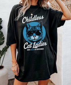 Childless Cat Lady Kamala Harris Shirt, Election 2024, Political Shirt