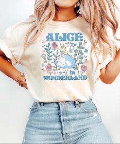 Comfort Colors® Alice in Wonderland T Shirt, Disney Alice Tee