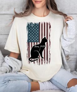 Cat Lady Kamala Harris Shirt Vote Shirt Harris 2024 Shirt Vote Blue