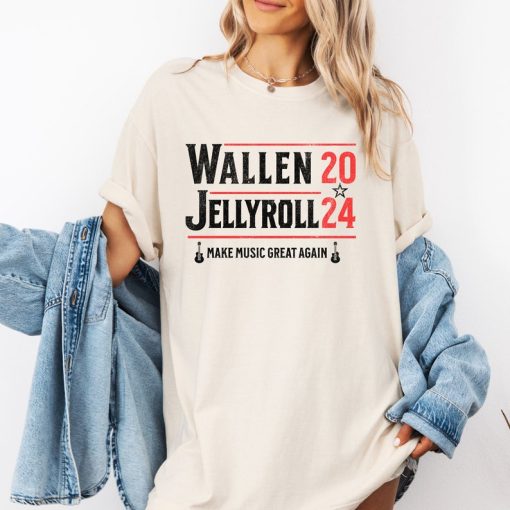 Wallen Tour Shirt 2024, Jelly Roll Country Music Shirt