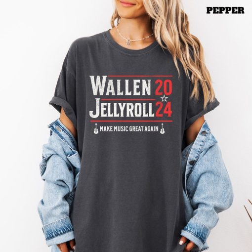 Wallen Tour Shirt 2024, Jelly Roll Country Music Shirt