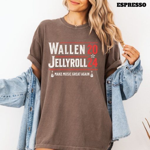 Wallen Tour Shirt 2024, Jelly Roll Country Music Shirt