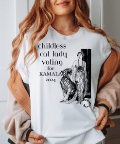 Cat Ladies For Kamala Shirt Kamala Harris 2024 President Shirt Cat Mom